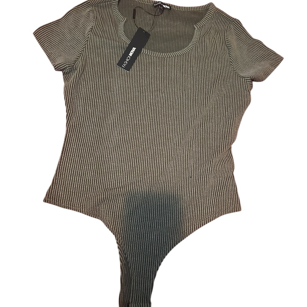 Fashion Nova Green Bodysuit Nwt XL